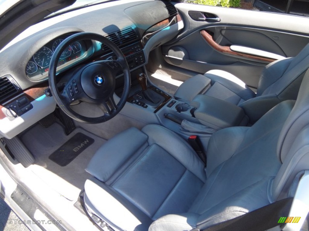 2004 3 Series 330i Convertible - Silver Grey Metallic / Grey photo #6