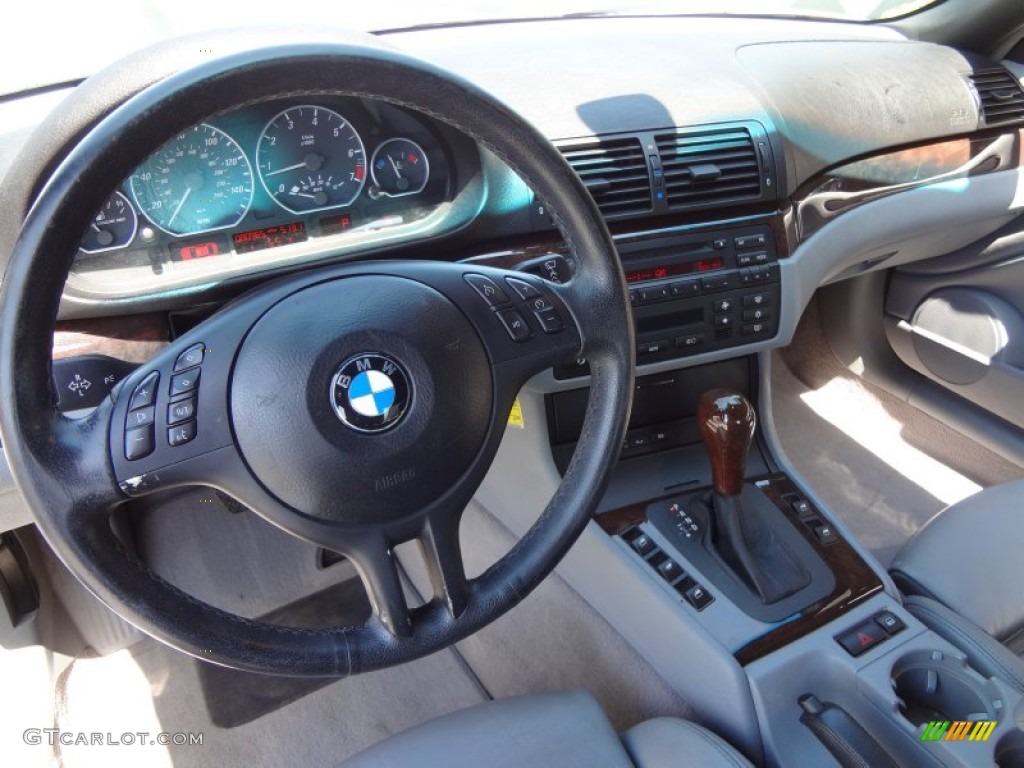 2004 3 Series 330i Convertible - Silver Grey Metallic / Grey photo #8