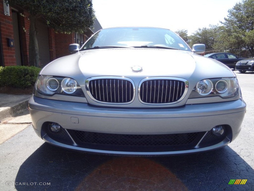 2004 3 Series 330i Convertible - Silver Grey Metallic / Grey photo #11