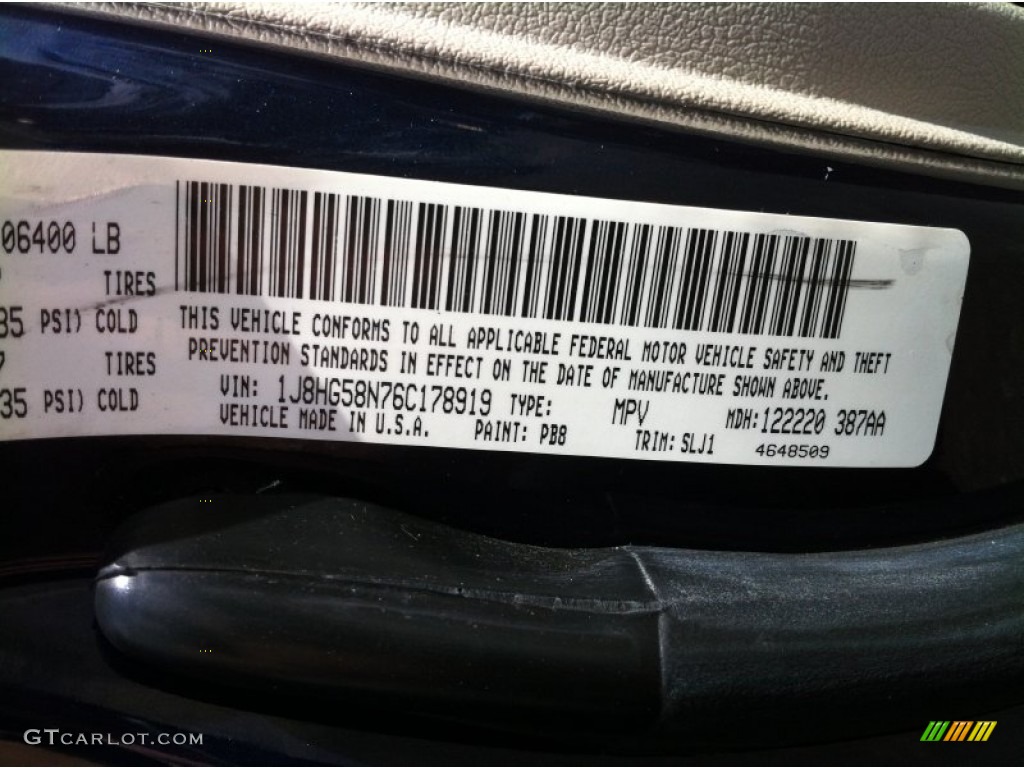 2006 Commander Limited 4x4 - Midnight Blue Pearl / Dark Slate Gray/Light Graystone photo #23