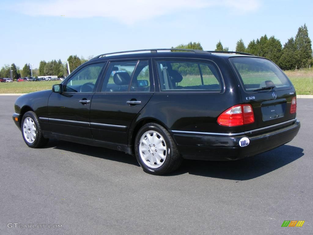 1999 E 320 4Matic Wagon - Black / Black photo #4
