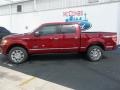 2013 Ruby Red Metallic Ford F150 Platinum SuperCrew 4x4  photo #3