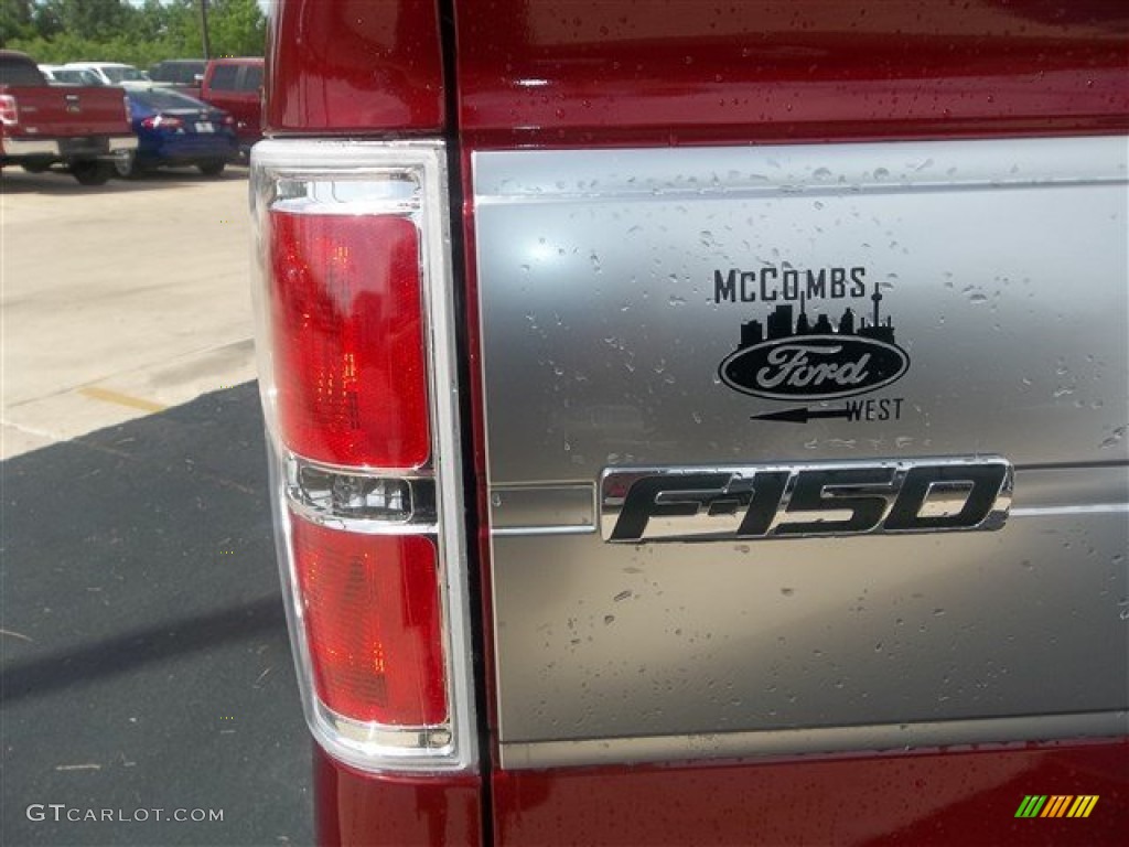 2013 F150 Platinum SuperCrew 4x4 - Ruby Red Metallic / Platinum Unique Pecan Leather photo #6