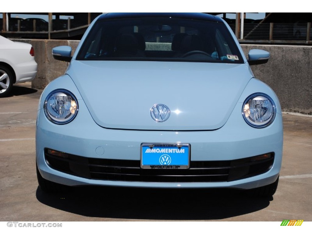 2013 Beetle 2.5L - Denim Blue / Titan Black photo #2