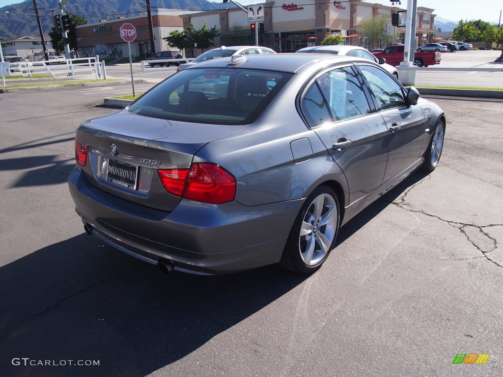 2011 3 Series 335i Sedan - Space Gray Metallic / Black photo #9