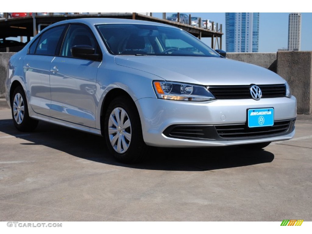 2013 Jetta S Sedan - Reflex Silver Metallic / Titan Black photo #1