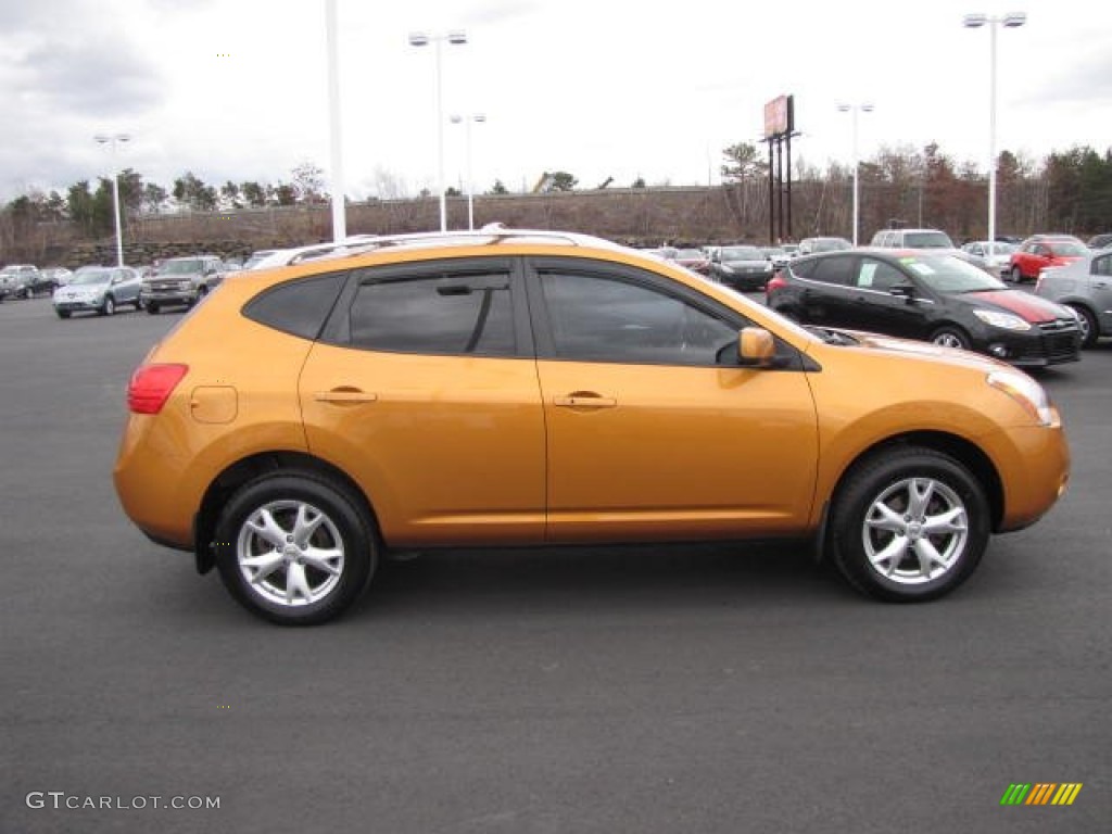 Orange Alloy Metallic 2008 Nissan Rogue SL AWD Exterior Photo #80072018