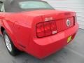 2007 Torch Red Ford Mustang V6 Deluxe Convertible  photo #22