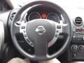 Black 2008 Nissan Rogue SL AWD Steering Wheel