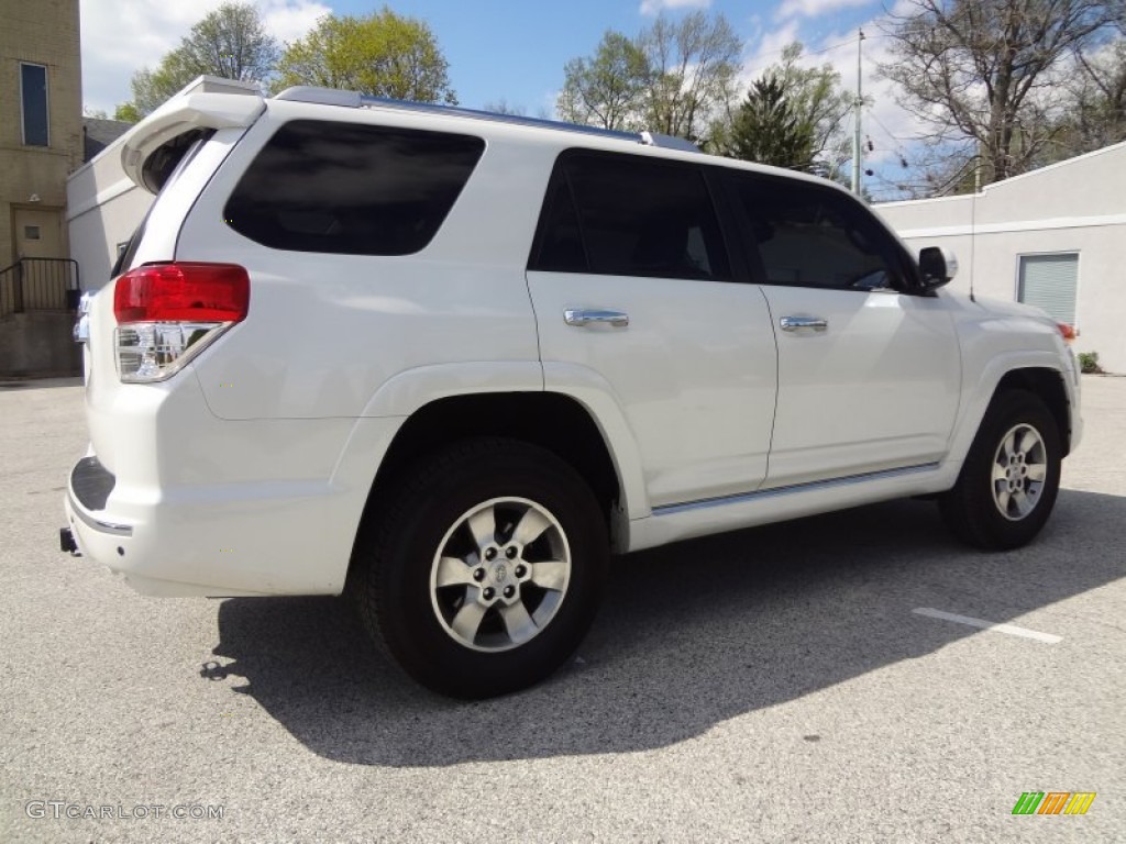 2012 4Runner SR5 4x4 - Blizzard White Pearl / Sand Beige Leather photo #6