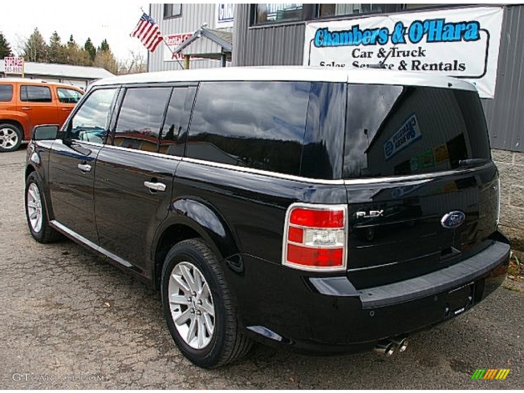 2009 Flex SEL AWD - Black / Medium Light Stone photo #9
