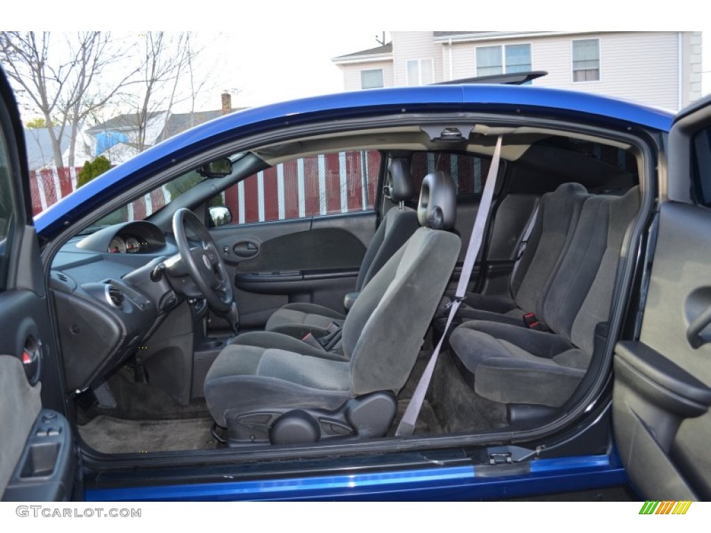 Black Interior 2005 Saturn ION 3 Quad Coupe Photo #80074490