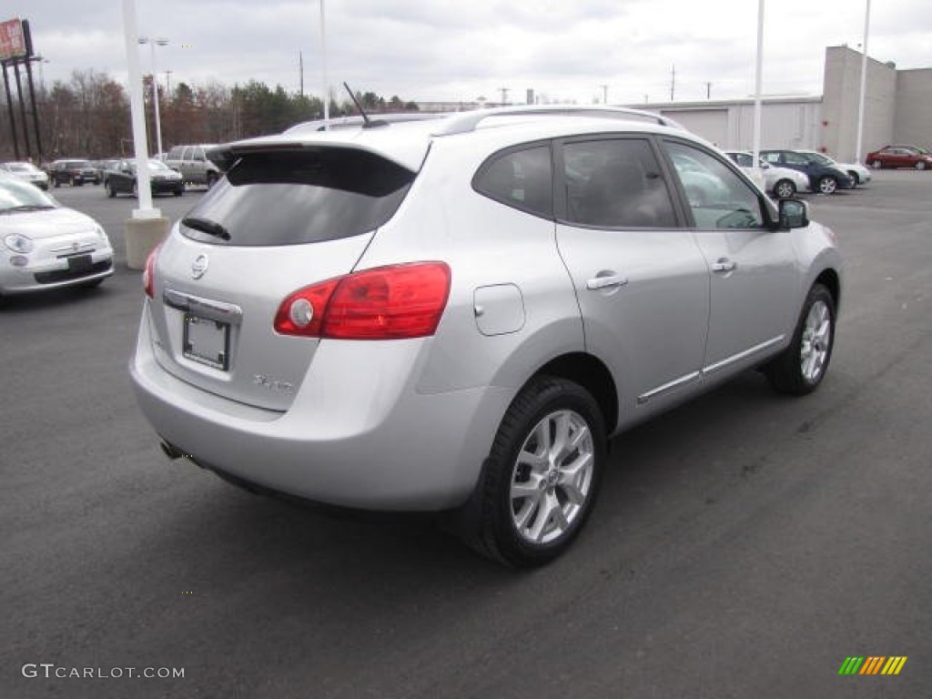 2011 Rogue SL AWD - Silver Ice Metallic / Black photo #5