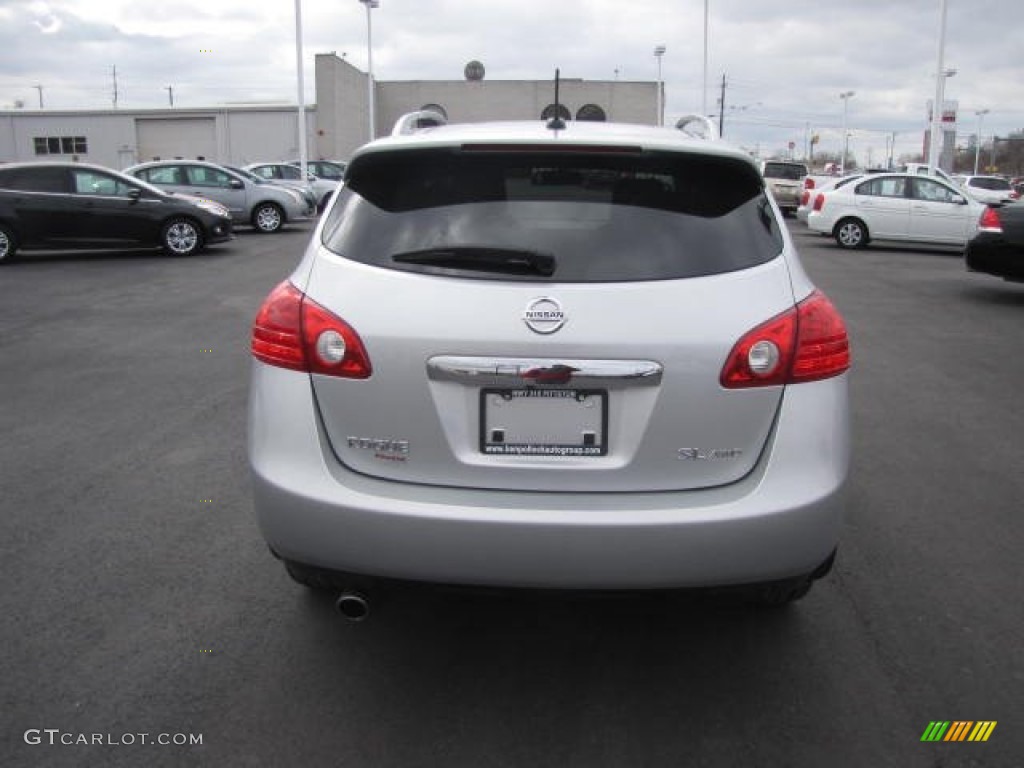 2011 Rogue SL AWD - Silver Ice Metallic / Black photo #6