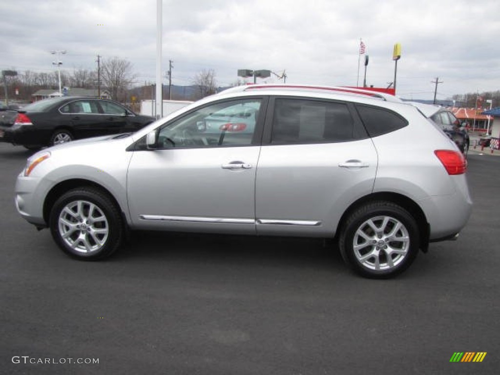 2011 Rogue SL AWD - Silver Ice Metallic / Black photo #8