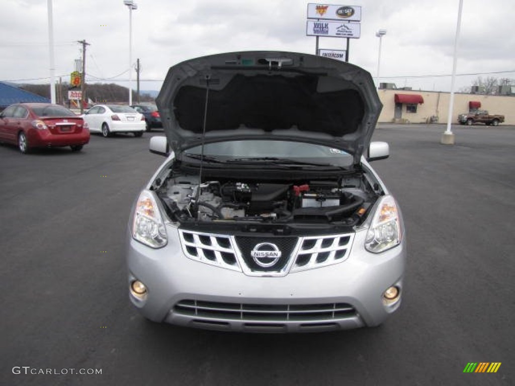 2011 Rogue SL AWD - Silver Ice Metallic / Black photo #27