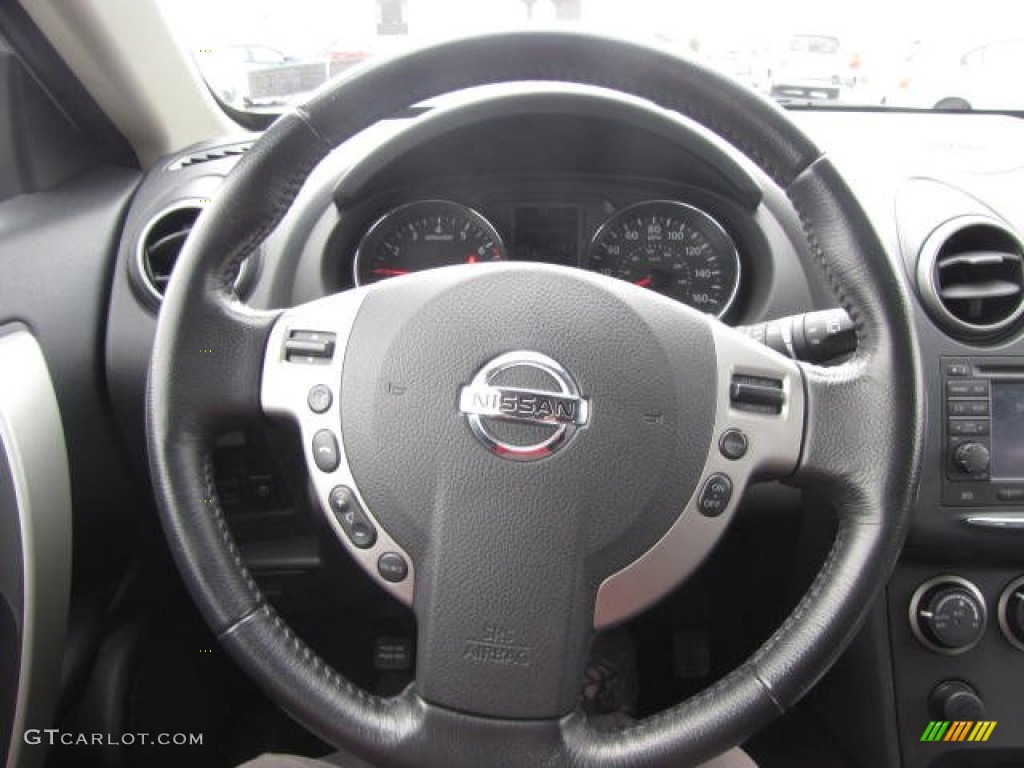 2011 Rogue SL AWD - Silver Ice Metallic / Black photo #29