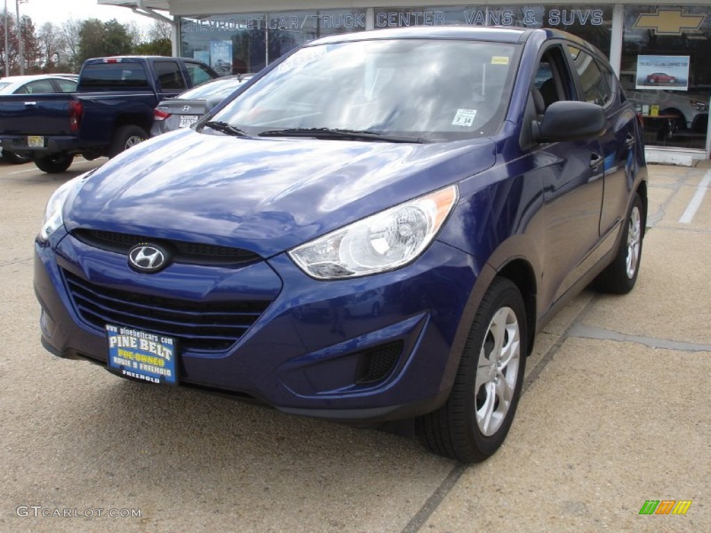 Iris Blue Hyundai Tucson