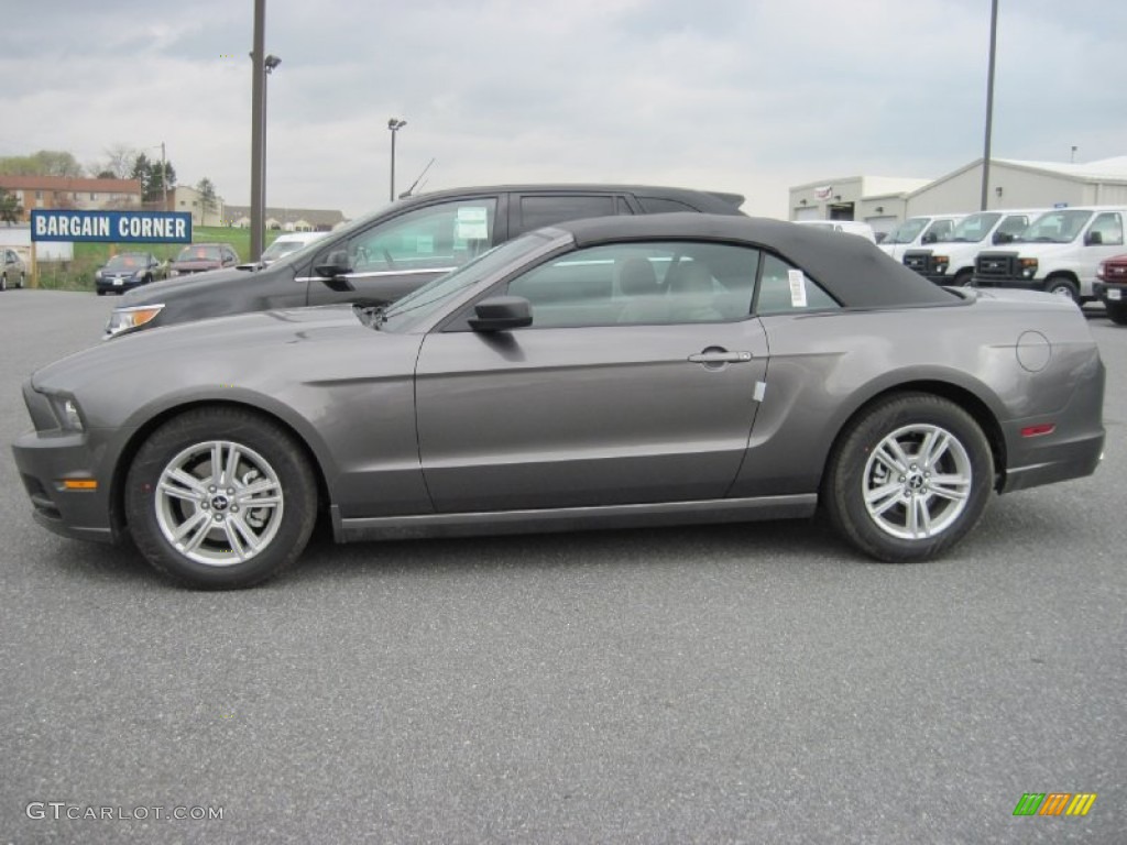 Sterling Gray 2014 Ford Mustang V6 Convertible Exterior Photo #80076469