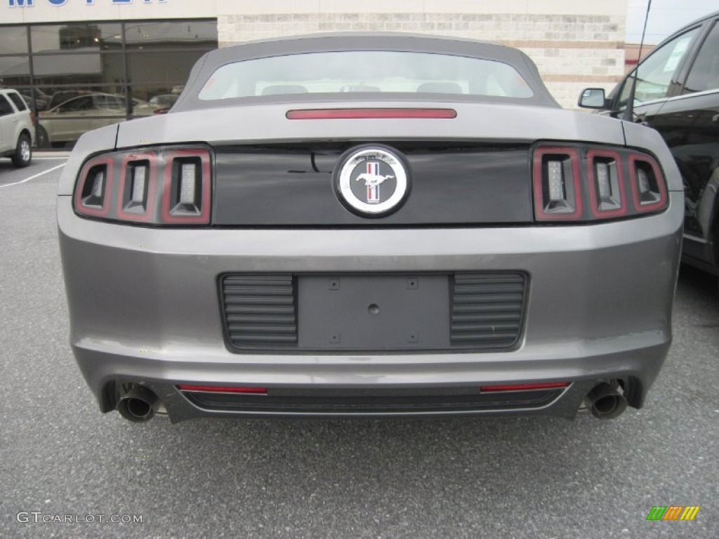 Sterling Gray 2014 Ford Mustang V6 Convertible Exterior Photo #80076492