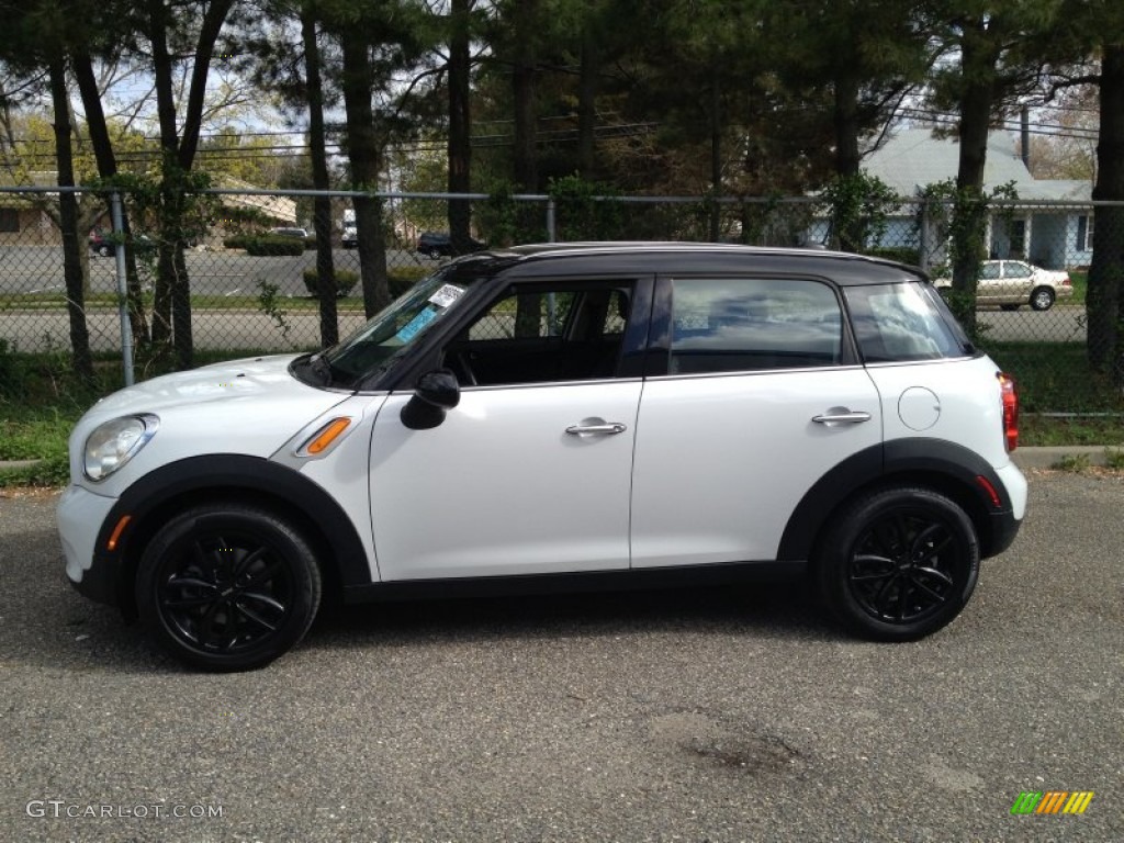 Light White 2012 Mini Cooper Countryman Exterior Photo #80076720