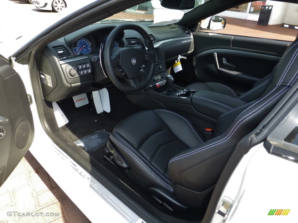 Nero Interior 2013 Maserati GranTurismo Sport Coupe Photo #80076849