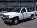 2003 Summit White Chevrolet Silverado 1500 LS Regular Cab 4x4  photo #1