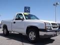 2003 Summit White Chevrolet Silverado 1500 LS Regular Cab 4x4  photo #3