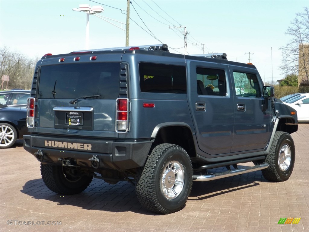 2005 H2 SUV - Stealth Gray Metallic / Ebony Black photo #5