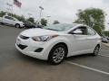 2012 Shimmering White Hyundai Elantra GLS  photo #3