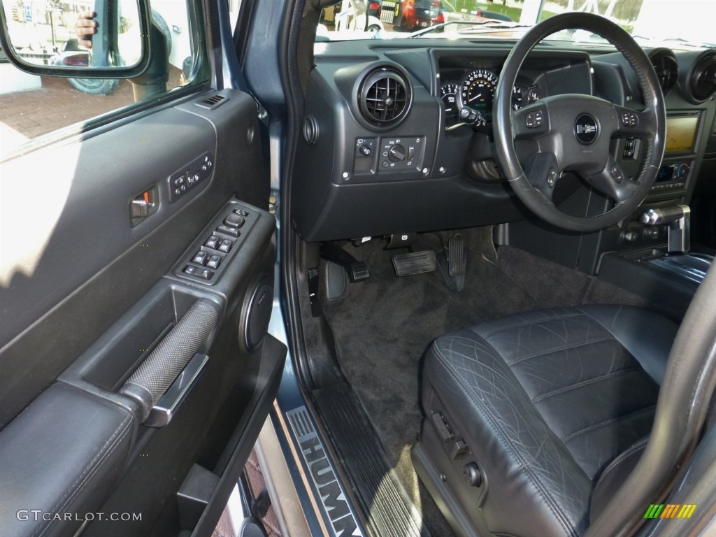 2005 H2 SUV - Stealth Gray Metallic / Ebony Black photo #12