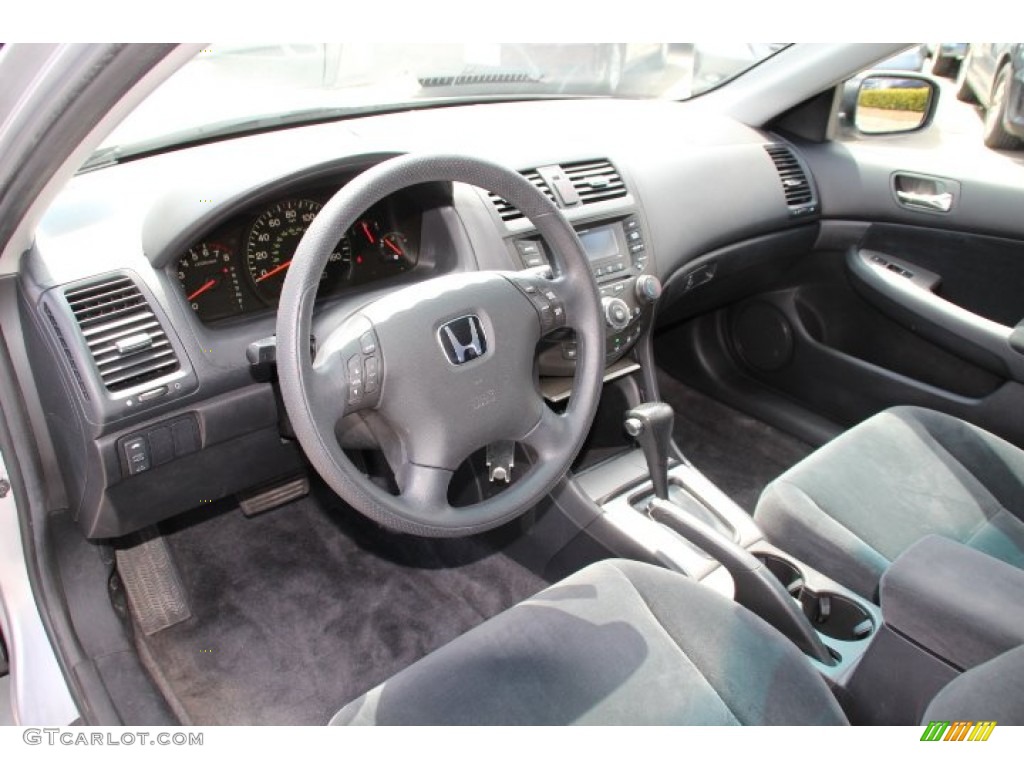 Black Interior 2004 Honda Accord EX Sedan Photo #80078045