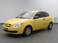 2009 Mellow Yellow Hyundai Accent GS 3 Door #80076430