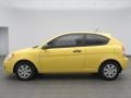 2009 Mellow Yellow Hyundai Accent GS 3 Door  photo #8