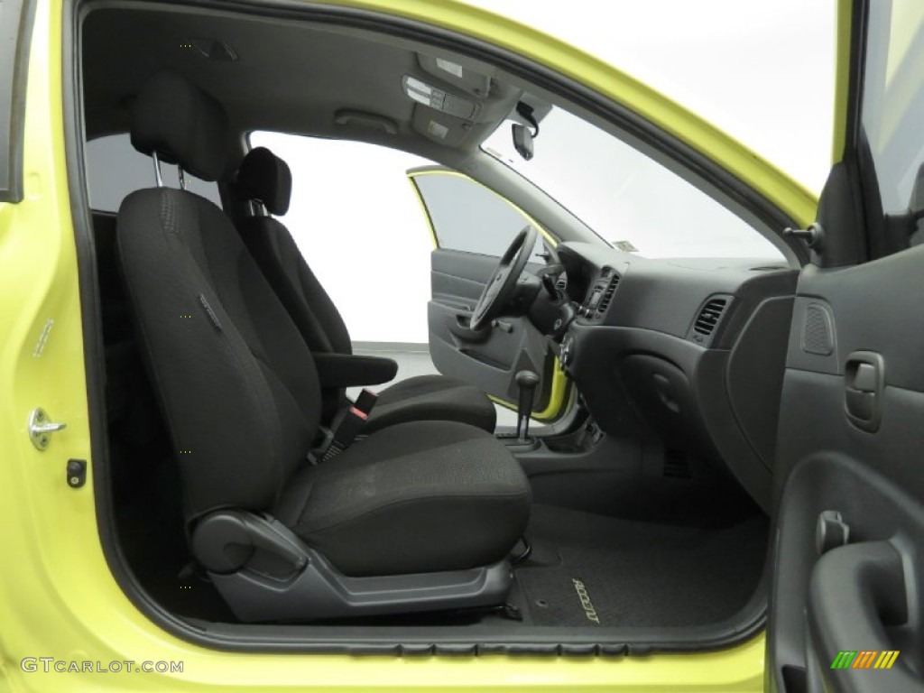 2009 Accent GS 3 Door - Mellow Yellow / Black photo #13