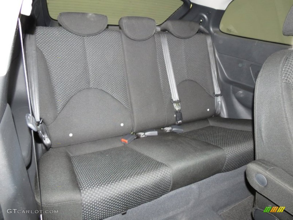 Black Interior 2009 Hyundai Accent GS 3 Door Photo #80078388