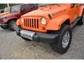 2013 Crush Orange Jeep Wrangler Unlimited Sahara 4x4  photo #5
