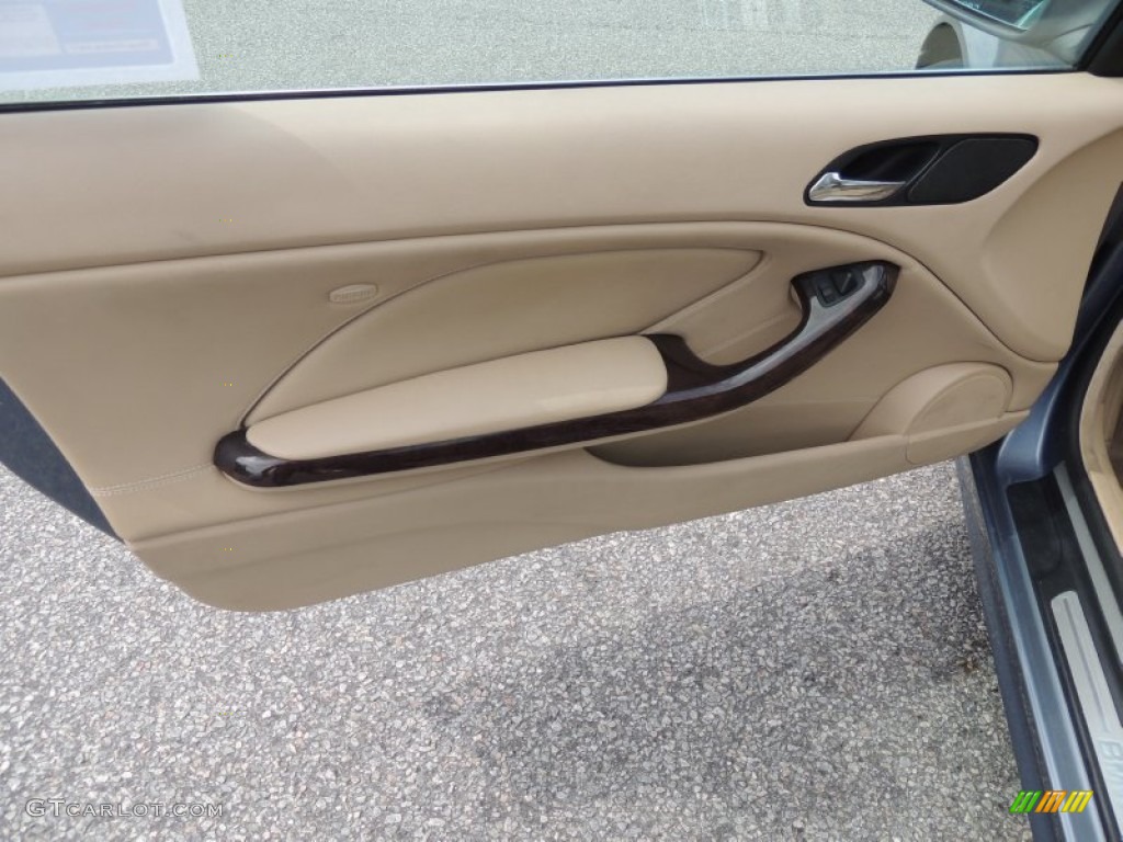 2003 BMW 3 Series 325i Coupe Sand Door Panel Photo #80078660