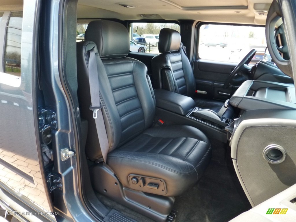 2005 H2 SUV - Stealth Gray Metallic / Ebony Black photo #36