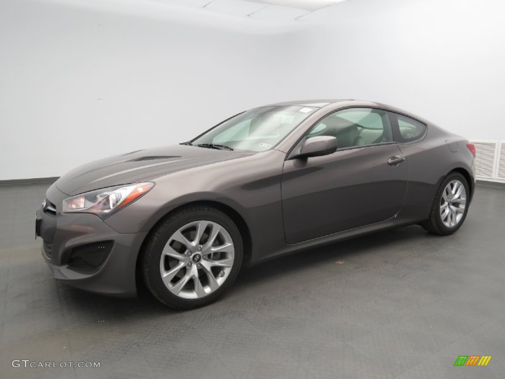 2013 Genesis Coupe 2.0T Premium - Gran Premio Gray / Black Cloth photo #1