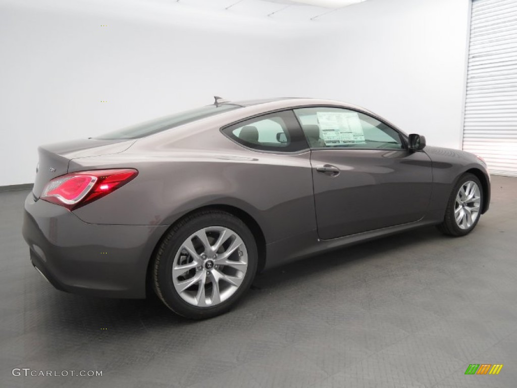 2013 Genesis Coupe 2.0T Premium - Gran Premio Gray / Black Cloth photo #2