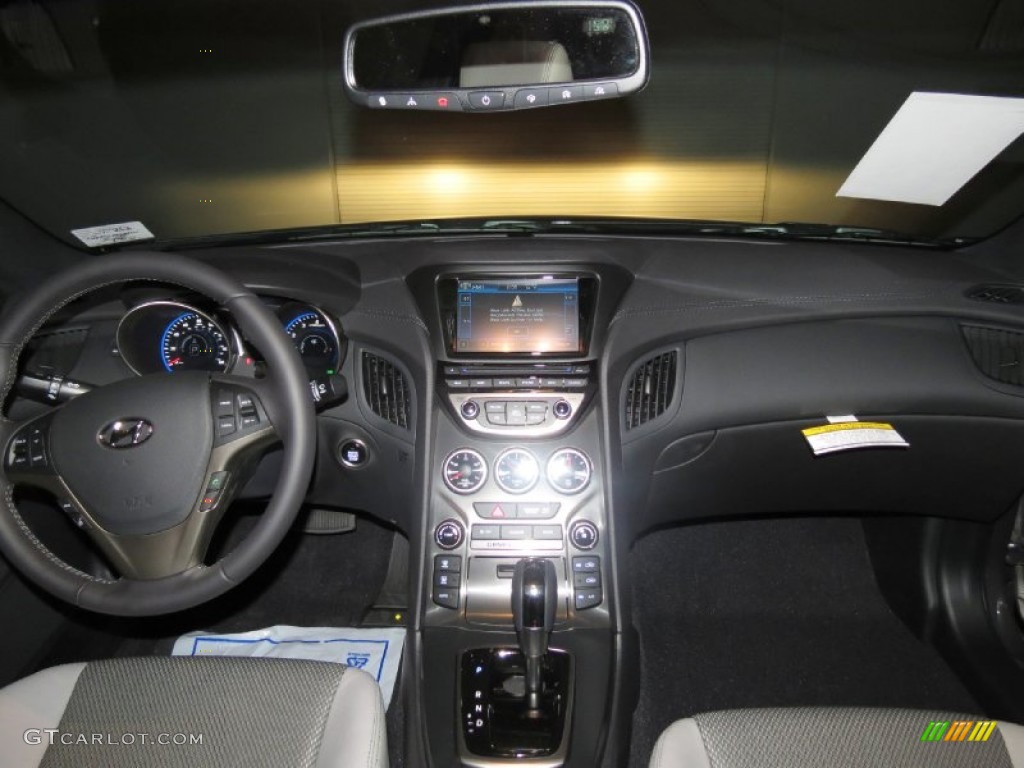 2013 Genesis Coupe 2.0T Premium - Gran Premio Gray / Black Cloth photo #3