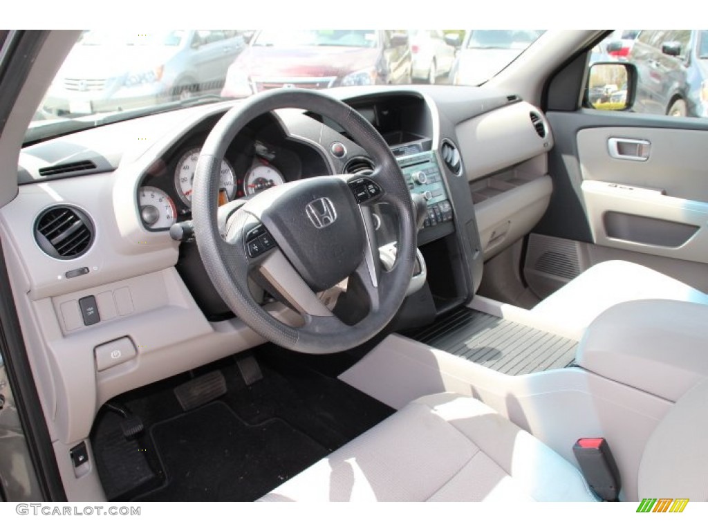 Gray Interior 2011 Honda Pilot EX 4WD Photo #80079897