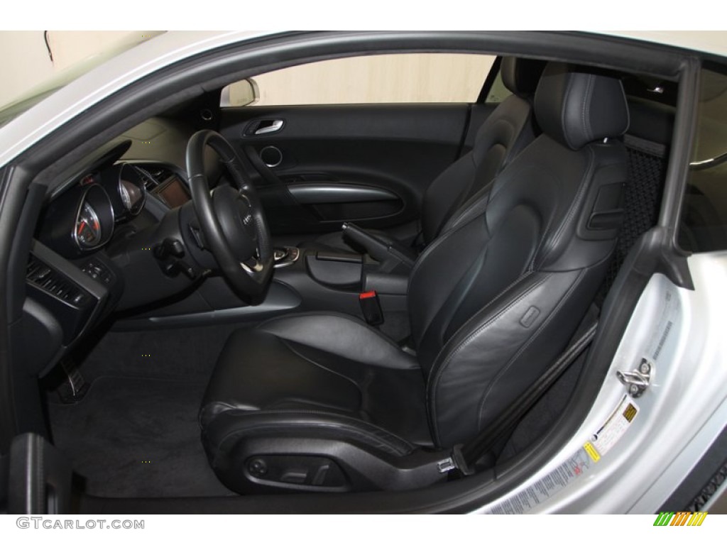 Fine Nappa Black Leather Interior 2009 Audi R8 4.2 FSI quattro Photo #80082168