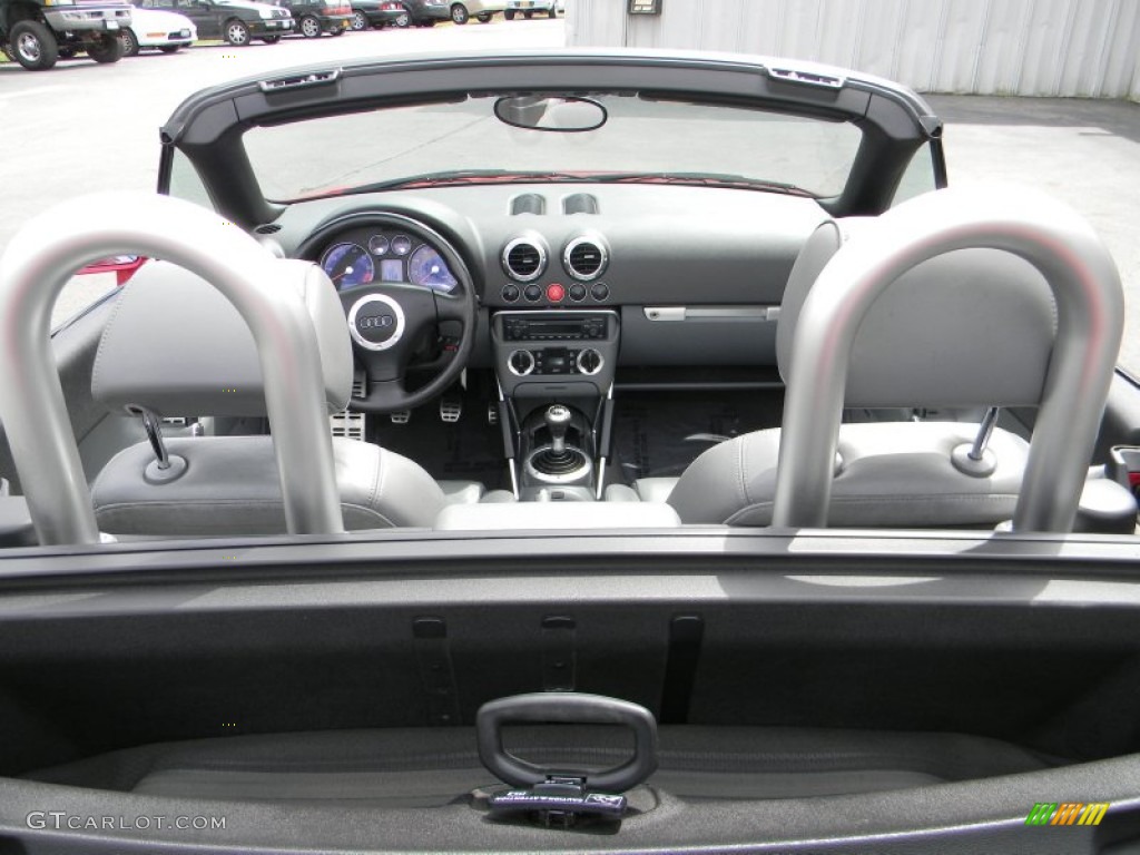 2002 TT 1.8T quattro Roadster - Amulet Red / Aviator Grey photo #33