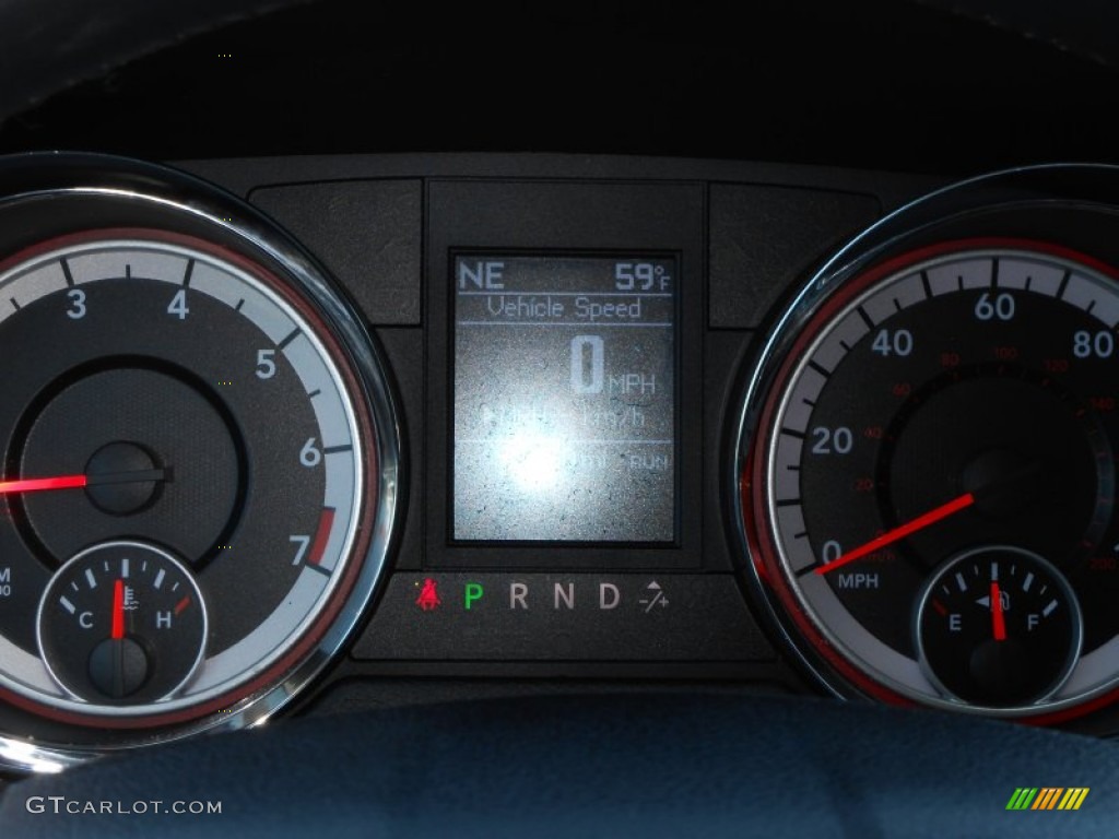 2012 Grand Caravan Crew - Dark Charcoal Pearl / Black/Light Graystone photo #20