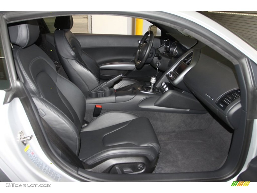Fine Nappa Black Leather Interior 2009 Audi R8 4.2 FSI quattro Photo #80082601