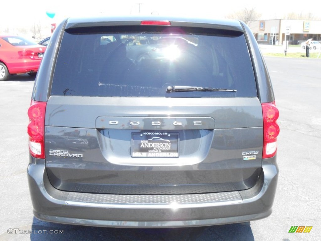 2012 Grand Caravan Crew - Dark Charcoal Pearl / Black/Light Graystone photo #29