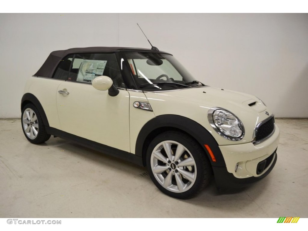 2013 Cooper S Convertible - Pepper White / Toffee Lounge Leather photo #2