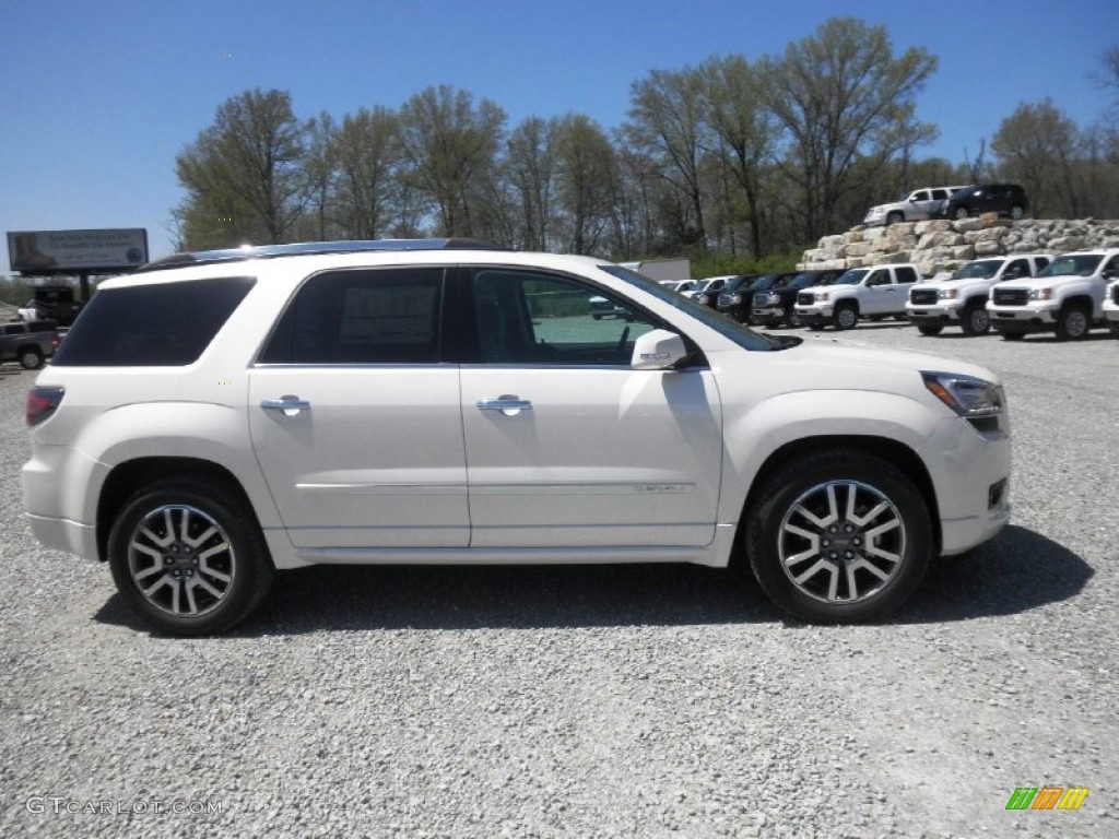 2013 Acadia Denali AWD - White Diamond Tricoat / Cocoa Dune photo #1